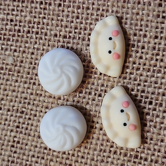 COPY- Handmade Dumpling & Gyoza Set Earrings Only - Picture 1 of 3
